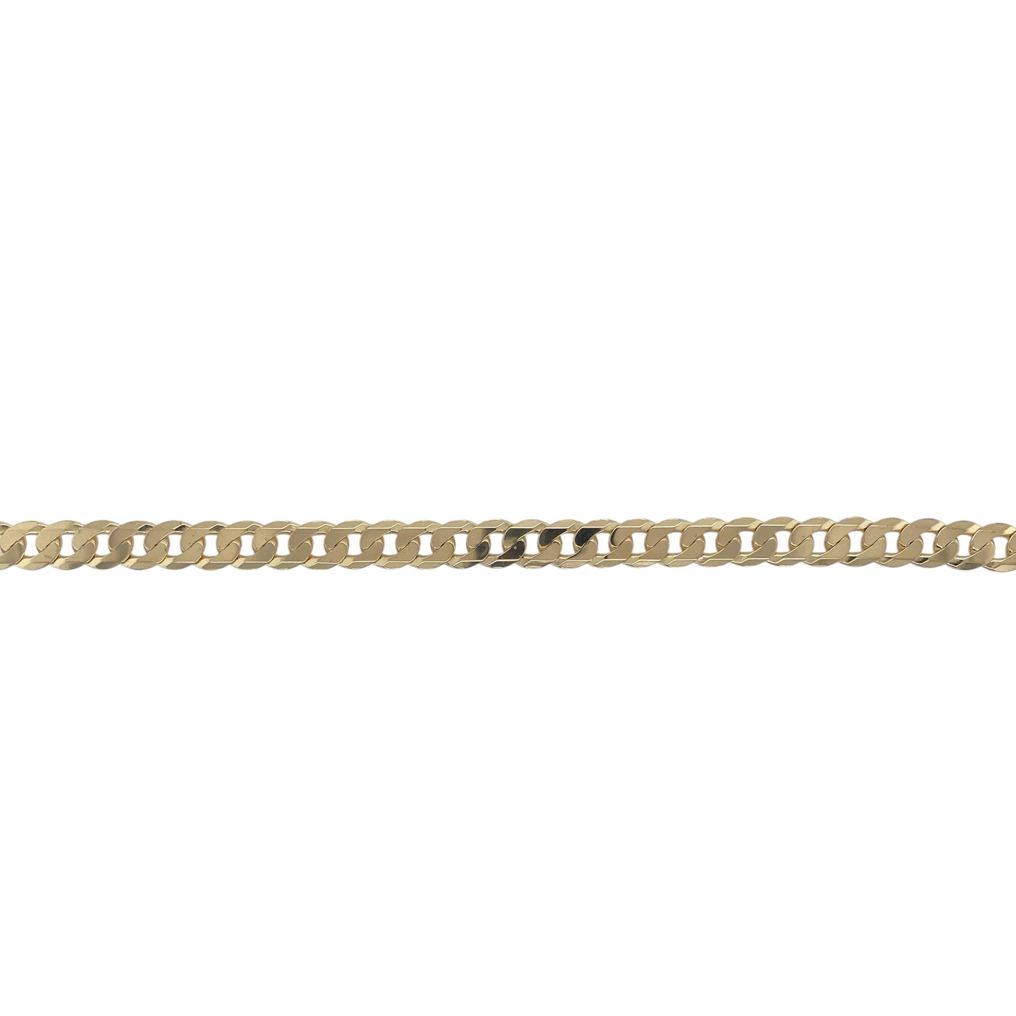 9ct Gold 7.5" Curb Bracelet