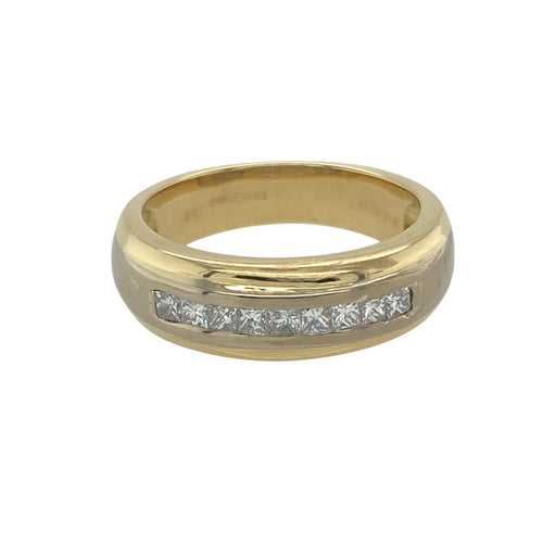18ct Gold & Diamond Set Band Ring