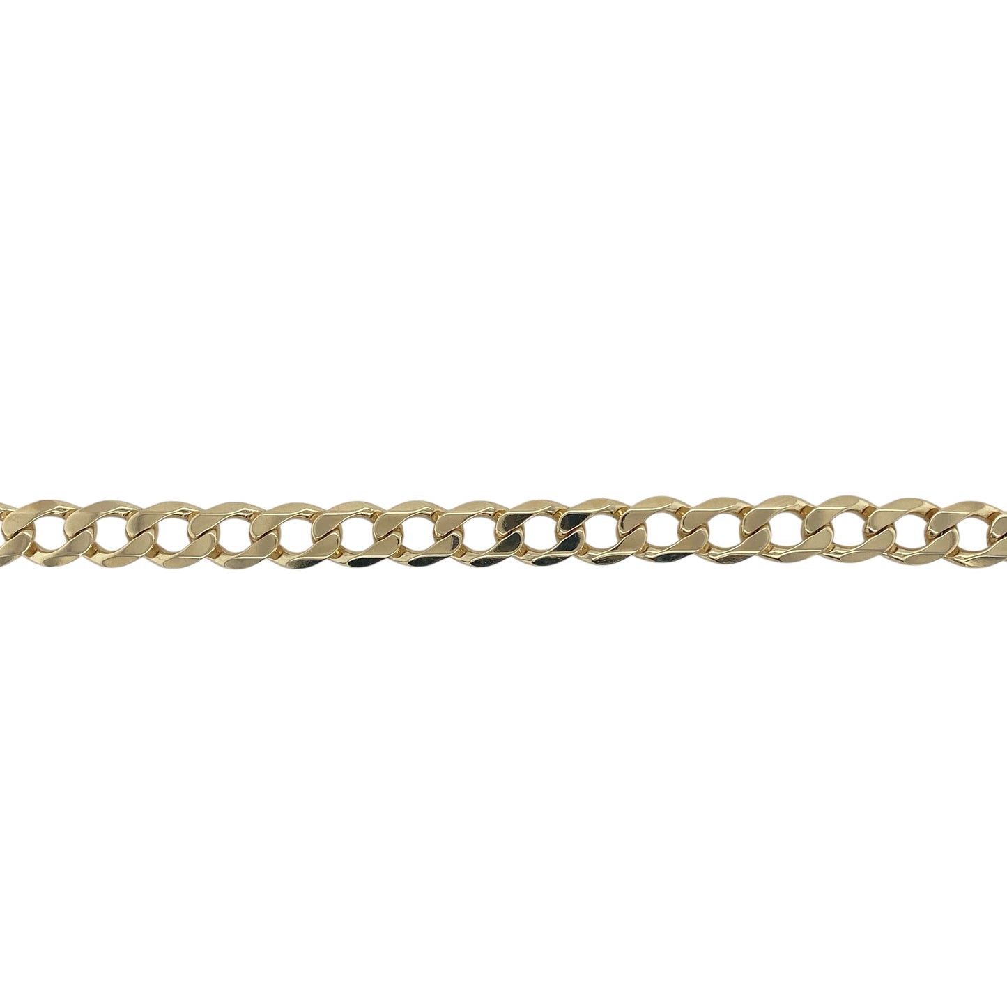 9ct Gold 8" Curb Bracelet