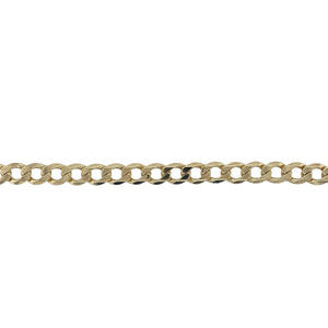 9ct Gold 8" Curb Bracelet