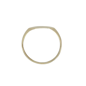9ct Gold Hexagon Signet Ring