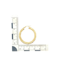 Load image into Gallery viewer, 9ct Gold Twist Hoop Creoles
