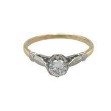 Load image into Gallery viewer, 18ct Gold &amp; Platinum Diamond Set Solitaire Ring

