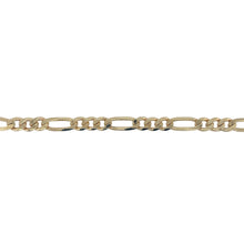 Load image into Gallery viewer, 9ct Gold 9&quot; Figaro Bracelet
