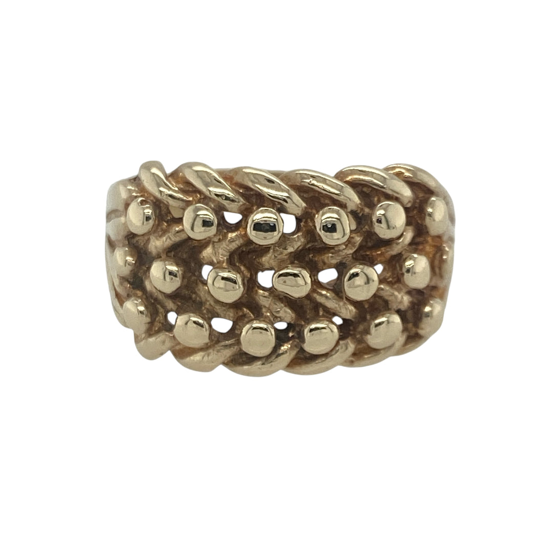 9ct Gold Keeper Ring