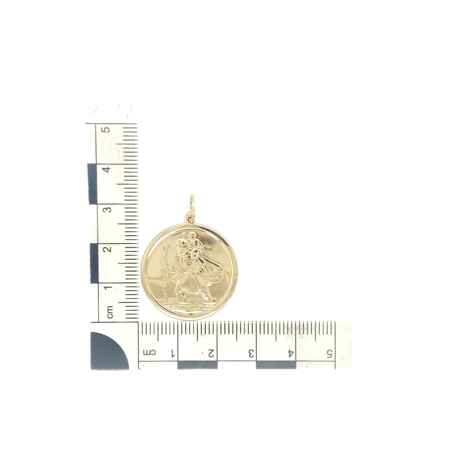 9ct Gold St Christopher Pendant