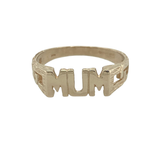 9ct Gold Mum Ring
