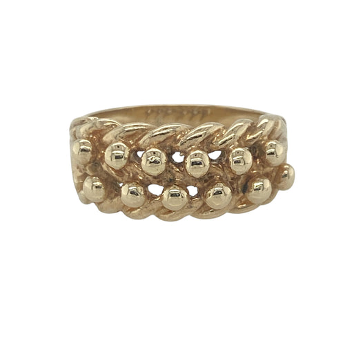 9ct Gold Keeper Ring