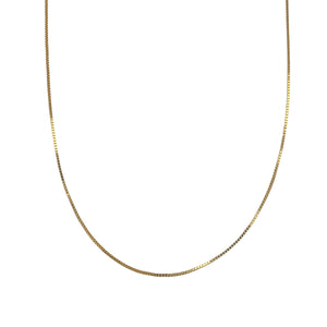 9ct Gold 14" Box Chain