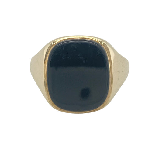 9ct Gold & Onyx Set Signet Ring