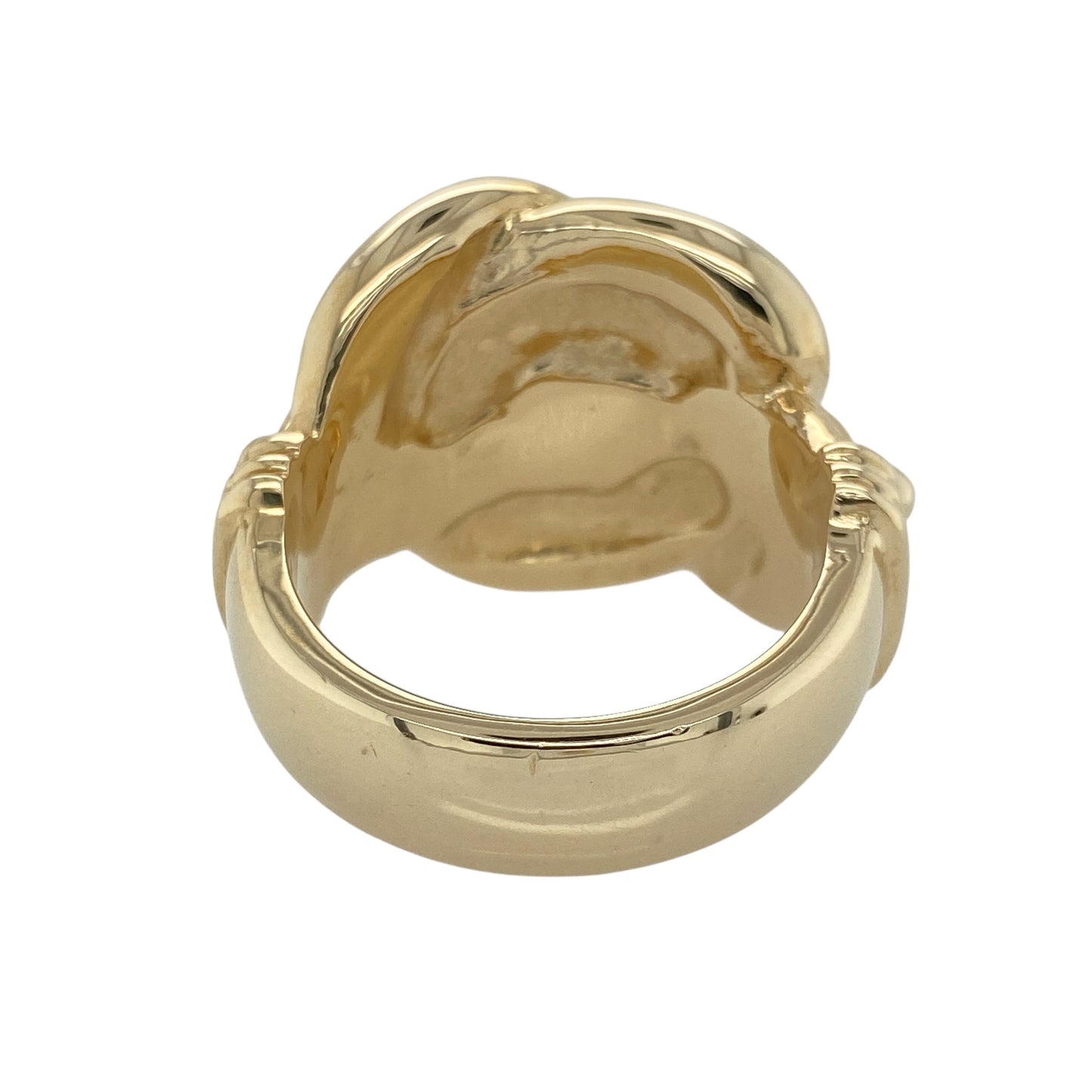 9ct Gold Large Solid Knot Ring