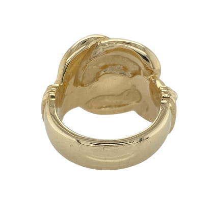 9ct Gold Large Solid Knot Ring