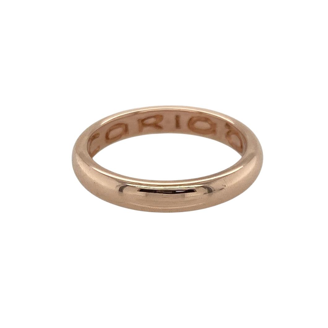 9ct Gold Clogau Cariad 3mm Wedding Band Ring