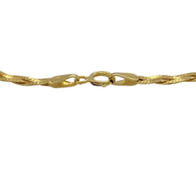 Load image into Gallery viewer, Lightweight and refined, this pre-owned 9ct yellow gold flat weave bracelet features elegant texture and a sleek finish—perfect for subtle everyday style or layering with other favourites.

Design: The bracelet showcases a 3mm wide flat weave link pattern, offering a smooth, flexible structure with understated detail.
Material: Made from 9-carat yellow gold, the polished finish highlights the soft luster and classic appeal of the woven design.

