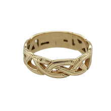 Load image into Gallery viewer, 9ct Gold Celtic Open Weave Band Ring
