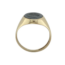 Load image into Gallery viewer, 9ct Gold &amp; Hematite Centurion Oval Signet Ring

