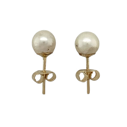 9ct Gold & Pearl Set Stud Earrings