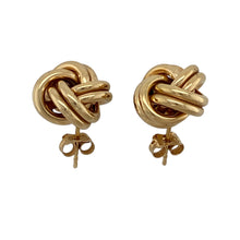 Load image into Gallery viewer, 9ct Gold 14mm Knot Stud Earrings
