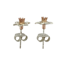 Load image into Gallery viewer, 925 Silver Clogau Daffodil Stud Earrings
