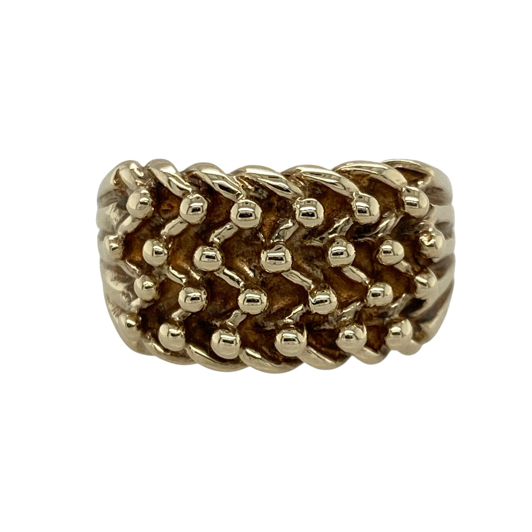 9ct Gold Keeper Ring