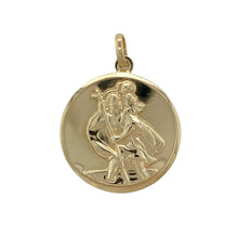 Load image into Gallery viewer, 9ct Gold St Christopher Pendant
