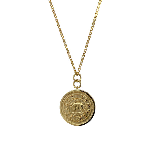 18ct Gold Coin Style 18