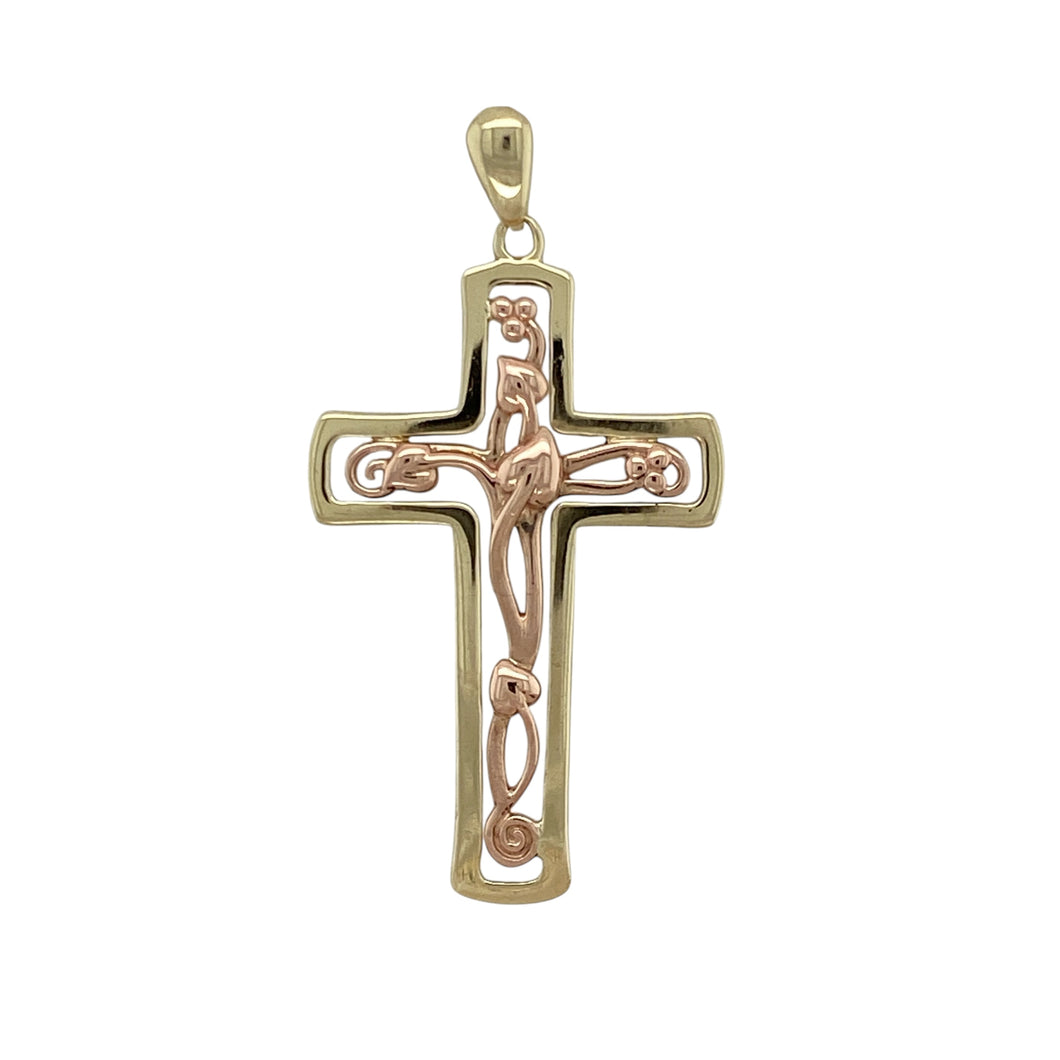 9ct Gold Clogau Tree of Life Cross Pendant