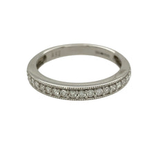 Load image into Gallery viewer, 9ct White Gold &amp; Diamond Set Band Ring
