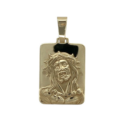 9ct Gold Religious Deity Symbol Dog Tag