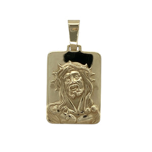 9ct Gold Religious Deity Symbol Dog Tag