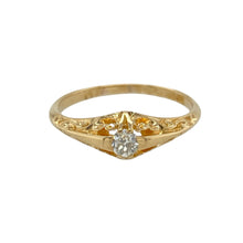 Load image into Gallery viewer, 18ct Gold &amp; Diamond Set Vintage Ring
