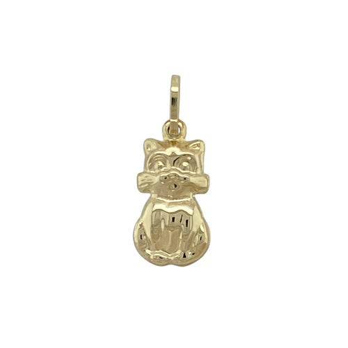 9ct Gold Cat Pendant