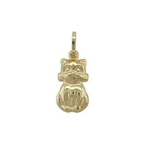 9ct Gold Cat Pendant