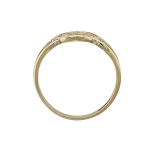 9ct Gold Celtic Knot Weave Band Ring
