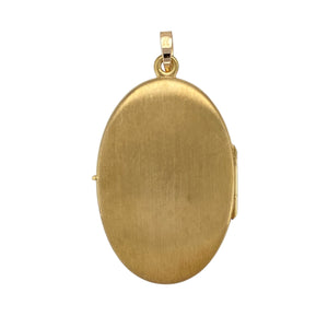 9ct Gold Ship Oval Locket
