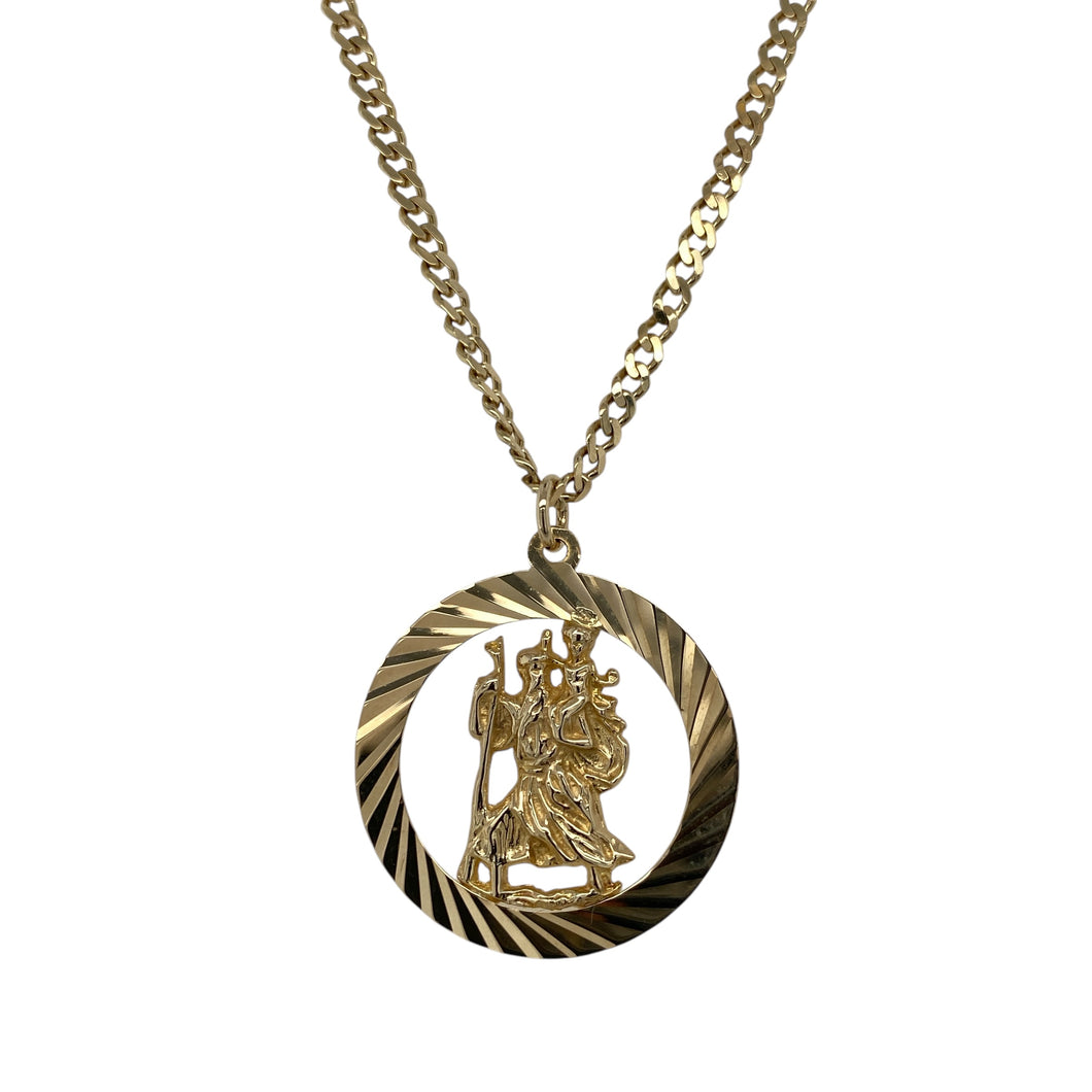9ct Gold St Christopher 24