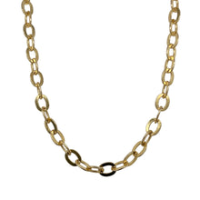 Load image into Gallery viewer, 9ct Gold 24&quot; Flat Oval Link Belcher Chain
