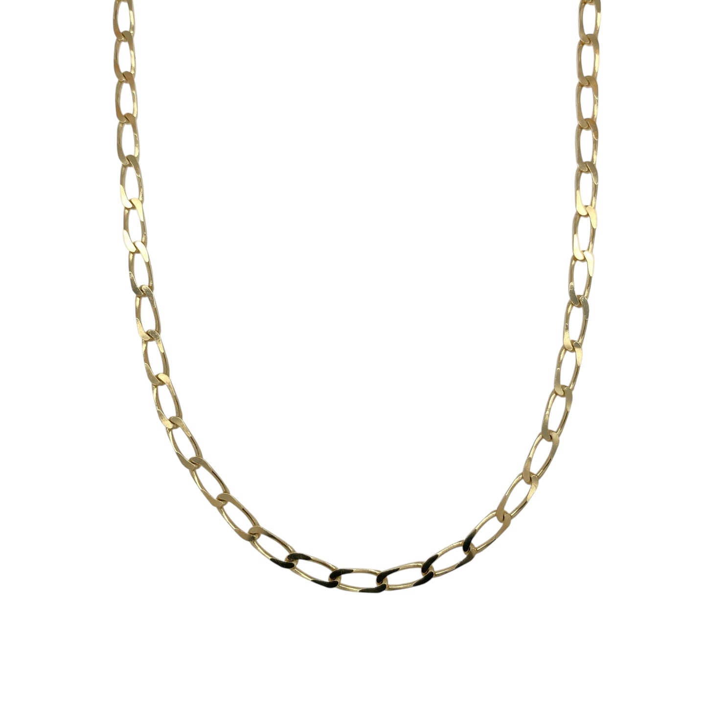 9ct Gold 26" Open Curb Chain