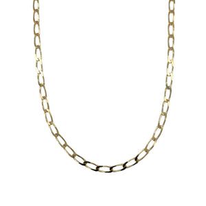 9ct Gold 26" Open Curb Chain