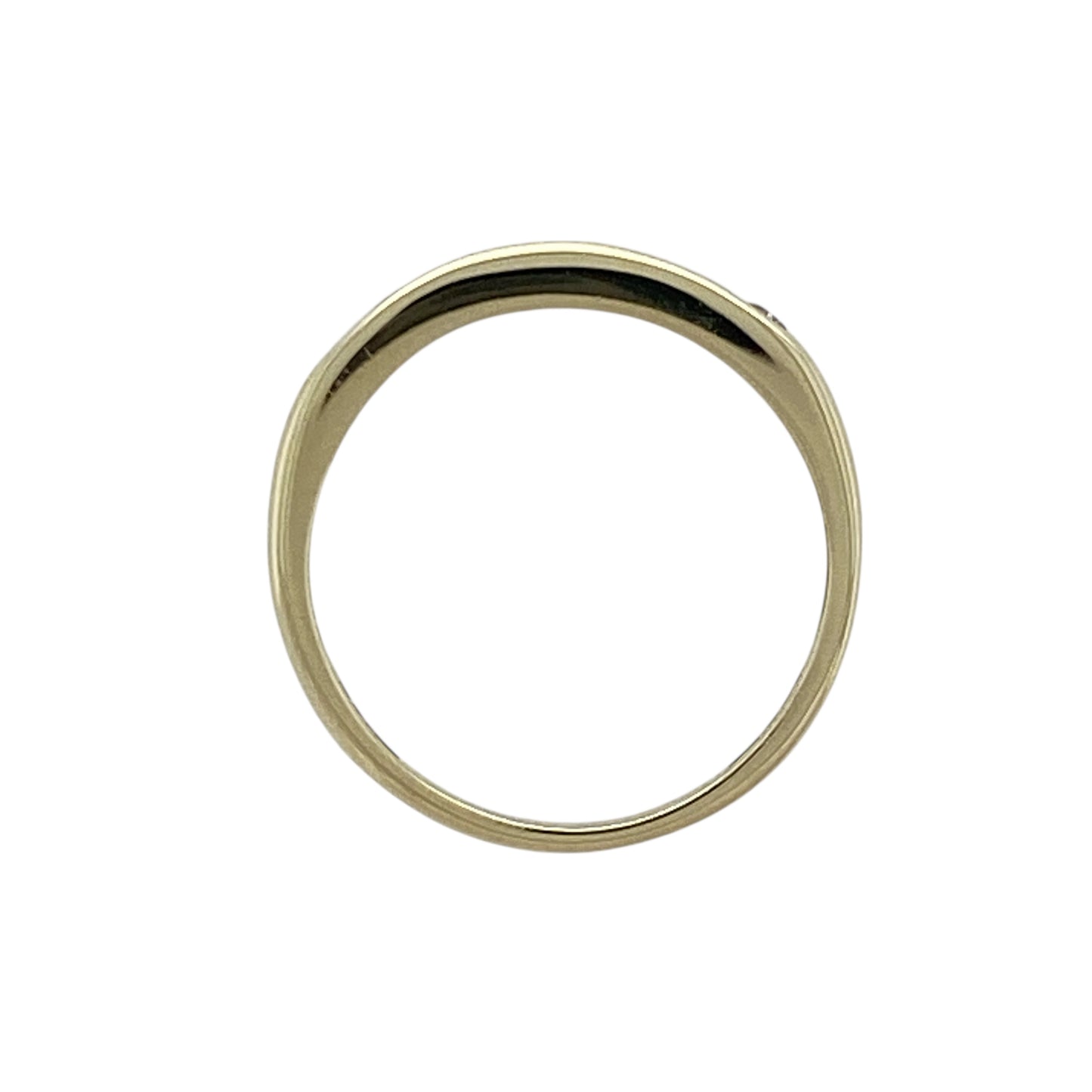 9ct Gold & Diamond Set Band Ring