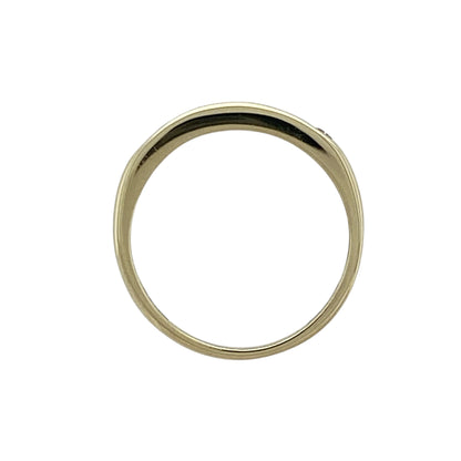 9ct Gold & Diamond Set Band Ring
