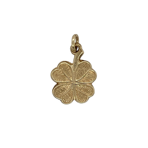 9ct Gold Four Leaf Clover Pendant