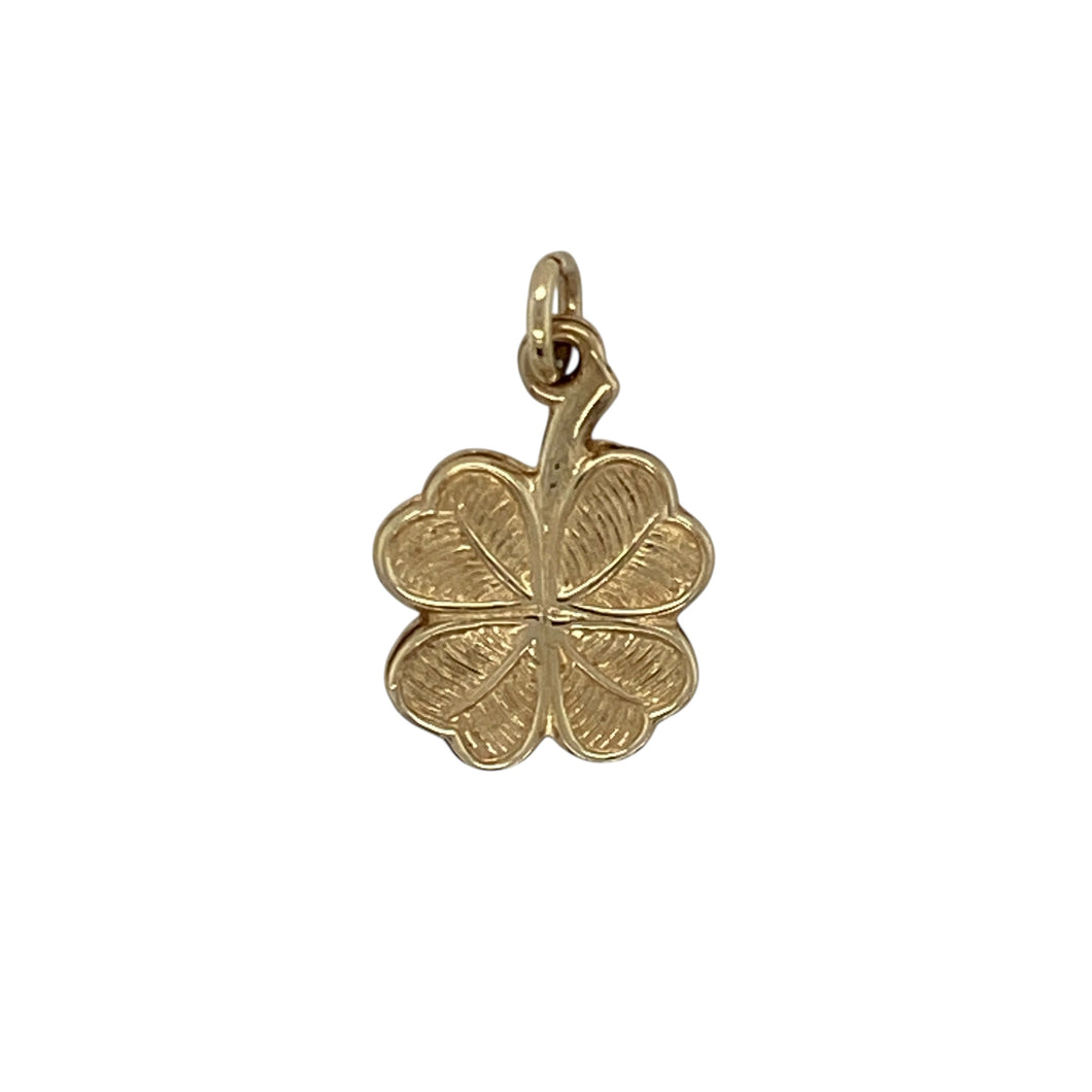 9ct Gold Four Leaf Clover Pendant