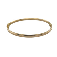 Load image into Gallery viewer, 9ct Gold Plain Hinged Bangle
