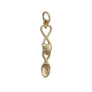 9ct Gold Heart Lovespoon Pendant