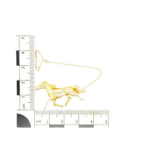 Load image into Gallery viewer, 9ct Gold Horse Brooch
