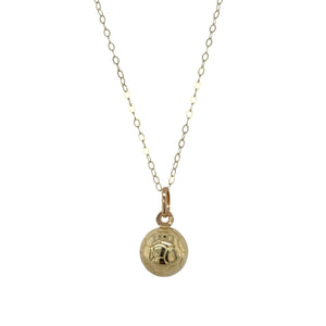 9ct Gold Football 16" Necklace