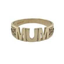 Load image into Gallery viewer, 9ct Gold &amp; Diamond Set Mum Ring
