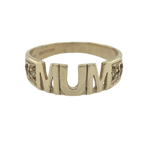 9ct Gold & Diamond Set Mum Ring