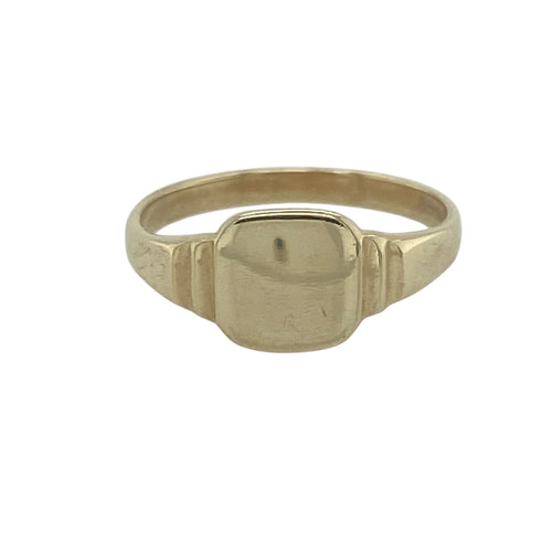 9ct Gold Children's Square Signet Ring